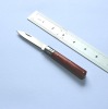 traditonal folding knife with pakkawood handle
