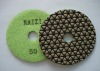 triangle polishing pad