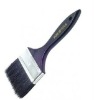 trim natural bristle black varnished wooden handle paint brush