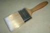 trim synthetic fiber wooden handle paint brush