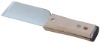 trowel with wooden handle