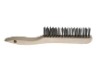 twisted wooden cleaning brush