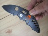 unique folding knife / black folding knife / mini camp knife / mini camping knife/ best camping knife