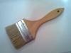 white bristle and wood handle paint brush HJFPB63311