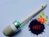 white bristle round paint brush