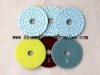 white color 3 step polishing pads