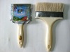 white color plastic handle painting brush