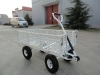 white metal garden tool cart new style