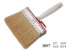 white plastic handle painting brush