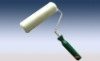 white polyester plastic handle paint roller brush