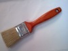 white pure bristle and wood handle paint brush
