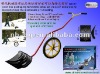 with wheel Removable laboursaving snow shovel G803Y