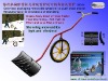 with wheel Removable laboursaving snow shovel G804Y