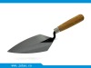 wood handle bricklaying trowel