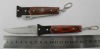 wood handle foding knife/non-lock knife