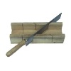 wood mitre box with wood saw