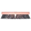 wooden block handel stainless steel wire floor brush