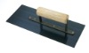 wooden handle black plastering trowel
