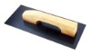 wooden handle black plastering trowel