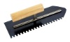 wooden handle black plastering trowel with teeth