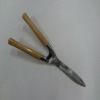 wooden handle hedge shear