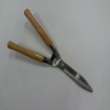 wooden handle hedge shear
