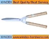 wooden handle hedge shear