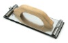 wooden handle plastering trowel