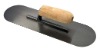 wooden handle plastering trowel