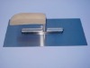 wooden handle plastering trowel