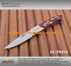 wooden handle pocket folding coating knife