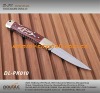 wooden handle pocket folding coating knife