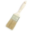 wooden handle pure white bristle paint brush