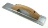 wooden handle shaped-plastering trowel