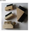 wooden handle steel wire deck brush/ multifunctional brush