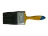 wooden handle tapered mixed bristle paint brush