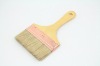 wooden handle white bristle ceiling block brush