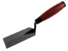 wooden handle with plastic rivet bricklaying trowel