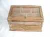 wooden sewing box