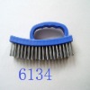zinc-plated wire brush