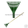 10inch 10 Tines wooden handle Plastic Rake Garden tool Garden rake