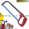 ADJUSTABLE HACKSAW FRAME WITH ALUMINUM ALLOY HANDLE AND ELLIPTIC TUBE