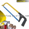 FLAT STEEL HACKSAW FRAME WITH ALUMINUM ALLOY HANDLE