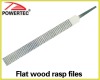 Flat wood rasp steel files