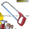 HACKSAW FRAME WITH ALUMINUM ALLOY HANDLE AND ROUND TUBE