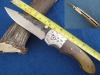 Hammer forged knife