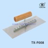 Solid wood handle Notched Trowel TX-P008