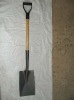 attractive design short wooden handle with PVC grip spade