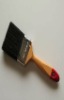 boiled pure balck bristle paint brush with wooden handle