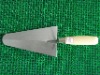 carbon steel blade bricklaying trowel with wooden handle